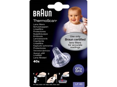 Braun ThermoScan Ersatz-Schutzkappen LF40EULA zu Thermoscan 40 Stk