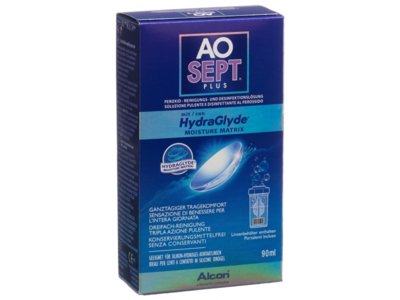 Aosept Plus avec HydraGlyde 90 ml