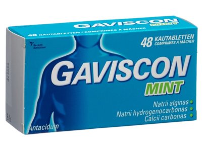 Gaviscon cpr croquer mint 48 pce