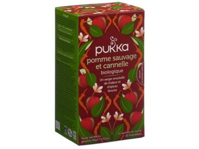 Pukka Pomme Sauvage Cannelle et Gingembre Thé bio sach 20 pce