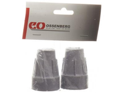 Ossenberg embout pour béquilles 19mm gris 1 paire