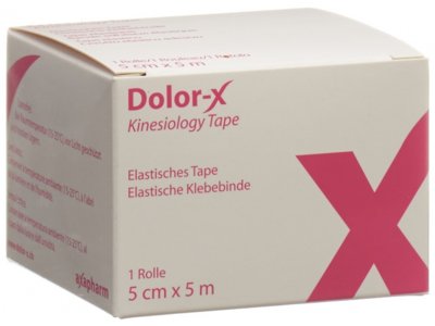 Dolor-X Kinesiology Tape 5cmx5m pink