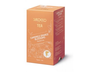 Sirocco Teebeutel Camomile Orange Blossoms 20 Stk