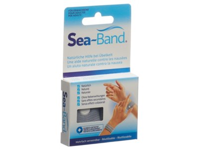 Sea-Band bracelet d'acupression adulte gris 1 paire