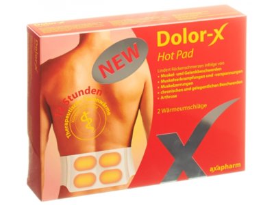 Dolor-X Hot Pad ceintures auto-chauffantes 2 pce