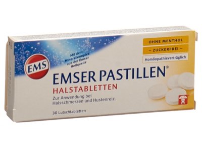 Emser pastilles sans sucre sans menthol 30 pce