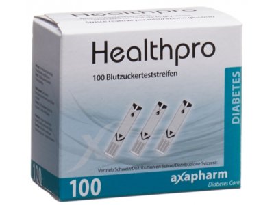 Healthpro Axapharm Blutzucker-Teststreifen 100 Stk