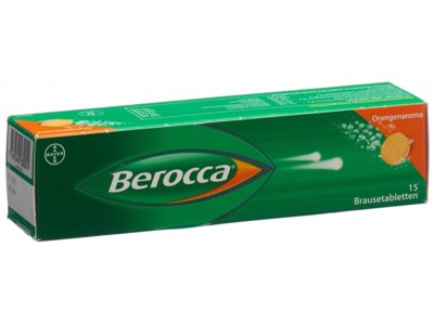 Berocca cpr eff arôme orange 15 pce