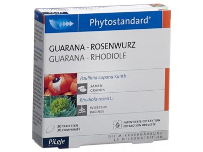 Phytostandard guarana-rhodiole cpr 30 pce