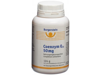 Burgerstein Coenzym Q10 Lutschtabl 50 mg Ds 100 Stk
