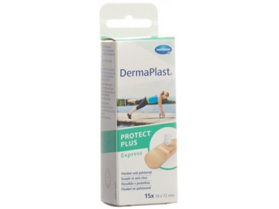 Dermaplast ProtectPlus Express 19mmx72mm 15 pce