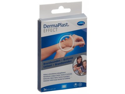 DermaPlast Effect pansement brûlure 45x65mm petit 3 pce