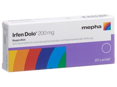 Irfen Dolo Lactab 200 mg 20 pce