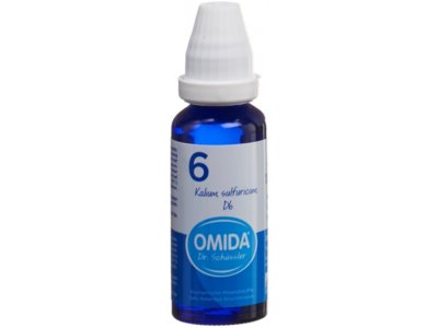 Omida Schüssler Nr6 Kalium sulfuricum Dil D 6 Fl 30 ml