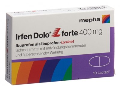 Irfen Dolo L forte Lactab 400 mg 10 pce