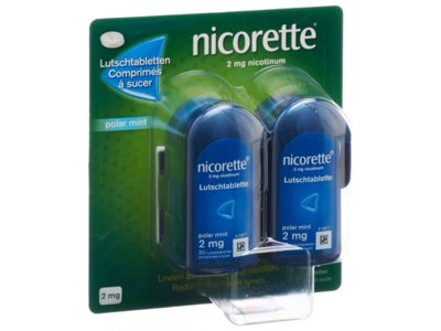 Nicorette Polar Mint Lutschtabl 2 mg Ds 80 Stk