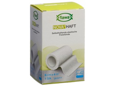 Flawa Nova Haft kohäsive Gazebinde 8cmx4m