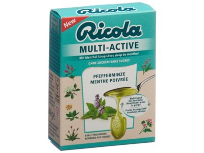 Ricola Multi-Active Pfefferminze Box 44 g