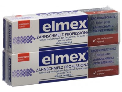 elmex PROFESSIONAL Opti-émail dentifrice Duo 2 tb 75 ml
