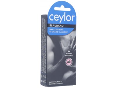 Ceylor Blauband Präservativ mit Reservoir 6 Stk