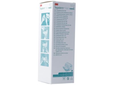 3M Tegaderm Roll pansement vulnéraire 10cmx2m transparent