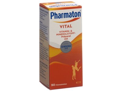 Pharmaton Vital Filmtabl Glasfl 90 Stk