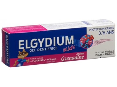 Elgydium Kids fruits rouges 3-6 ans dentifrice 50 ml