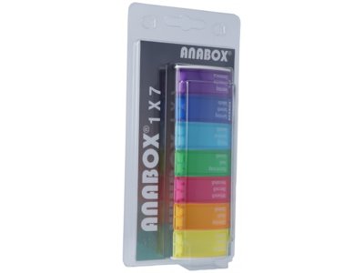 Anabox Medidispenser 1x7 bunt deutsch/französisch/italienisch im Blister
