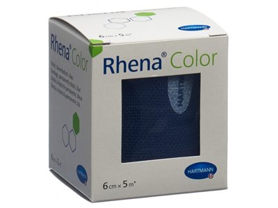 Rhena Color Elastische Binden 6cmx5m blau