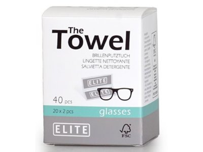 Elite lingettes nettoyantes lunettes FSC 40 pce