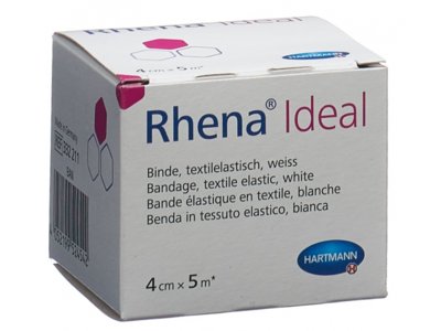 Rhena Ideal Elastische Binde 4cmx5m weiss