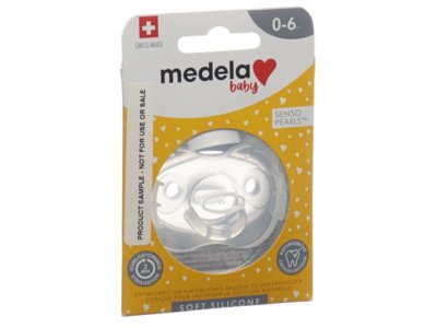 Medela Baby Sucette Soft Silicone 0-6 transparent