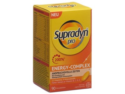 Supradyn pro energy-complex Filmtabl Ds 90 Stk
