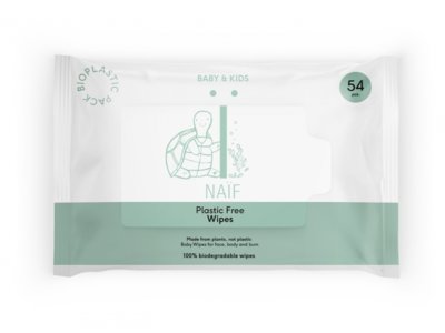 Naif Lingettes pour Bébés sans plastique 54 pce