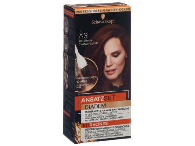 Schwarzkopf set racines A3 châtain cuivré fl 22 ml