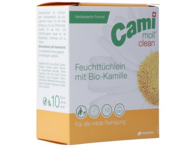 cami moll clean serviettes humides nouvelle formule sach 10 pce