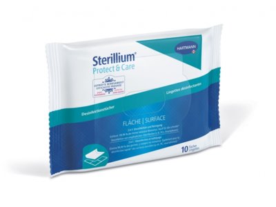 Sterillium Protect&Care Lingettes surface 10 pce